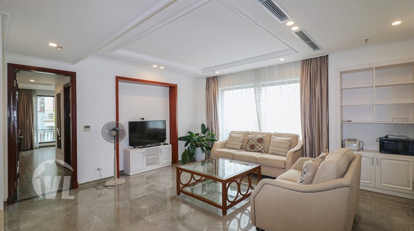 Elegant 2 bedroom apartment in Pham Hong Thai str, Truc Bach