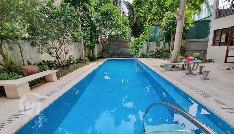 Furnished house with swimming pool in Long Bien close to LFAY Hanoi