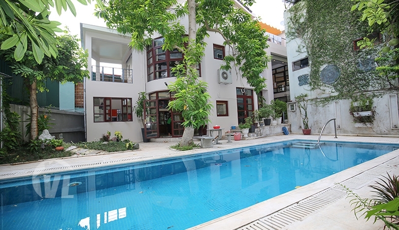 Furnished house with swimming pool in Long Bien close to LFAY Hanoi