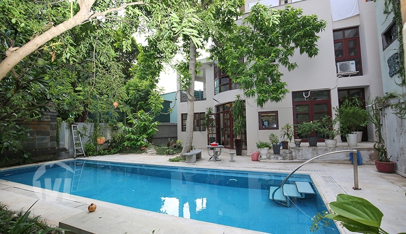 Furnished house with swimming pool in Long Bien close to LFAY Hanoi