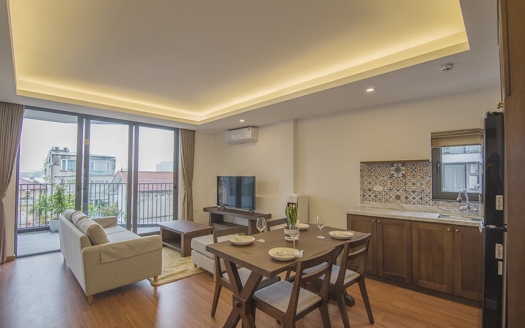 Good size balcony 2 bedroom apartment in Tay Ho