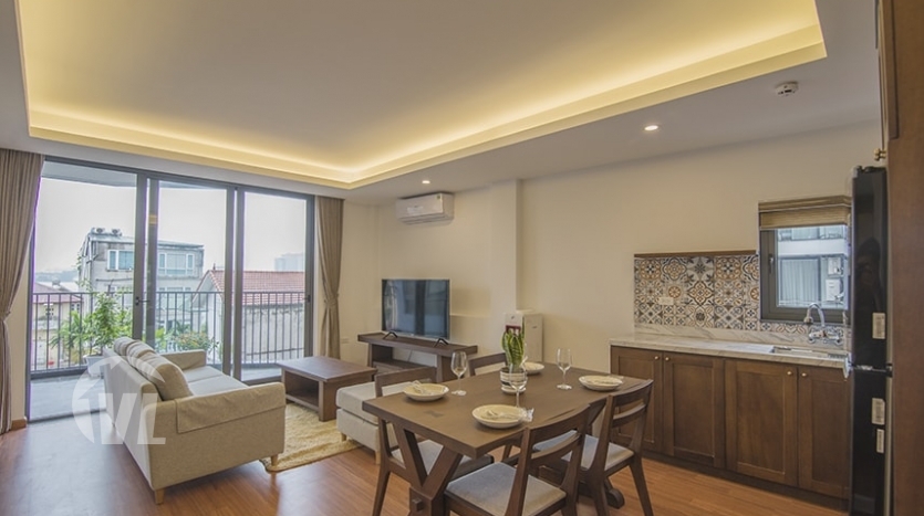 Good size balcony 2 bedroom apartment in Tay Ho