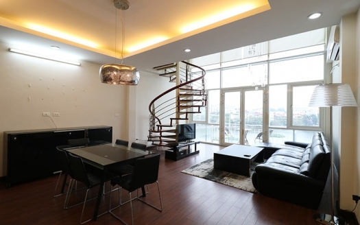 Gorgeous duplex to rent in Truc Bach Hanoi with lake view
