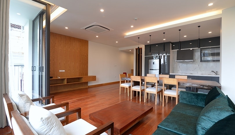 High standard apartment in Tay Ho, 2 bedrooms with good services