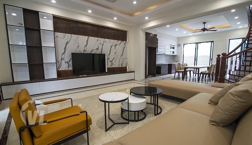 New house to lease in Vinhomes Harmony fully furnished 3 beds 1 study