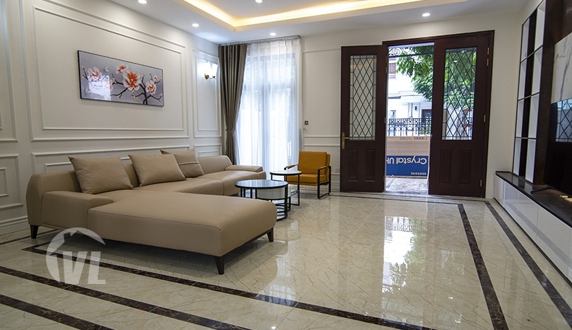 New house to lease in Vinhomes Harmony fully furnished 3 beds 1 study