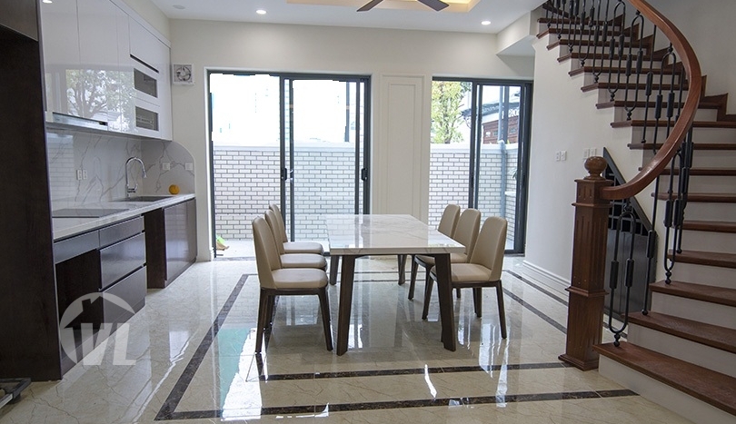 New house to lease in Vinhomes Harmony fully furnished 3 beds 1 study