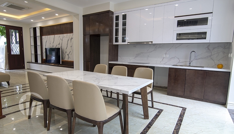New house to lease in Vinhomes Harmony fully furnished 3 beds 1 study
