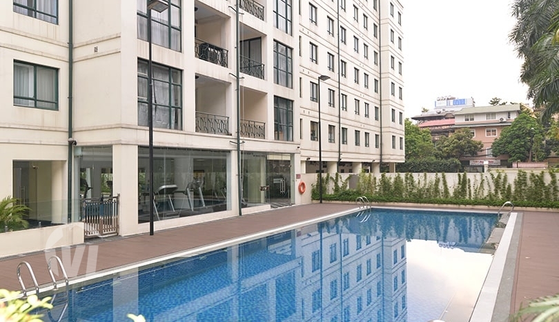Spacious 3 beds serviced apartment to lease in Hoan Kiem Hanoi
