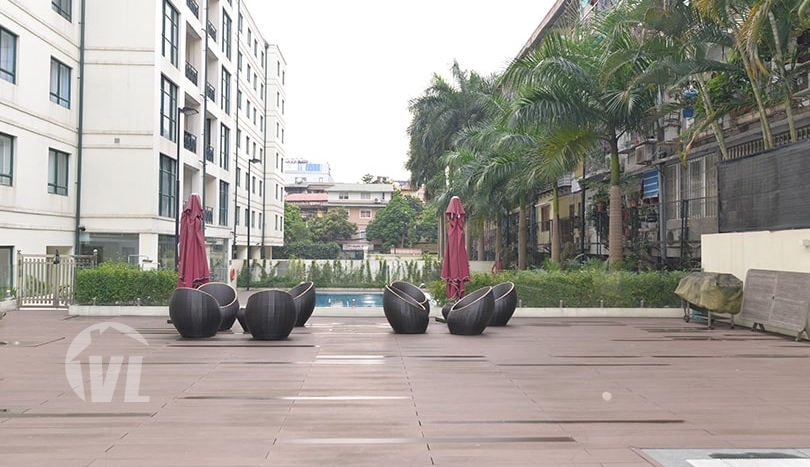 Spacious 3 beds serviced apartment to lease in Hoan Kiem Hanoi