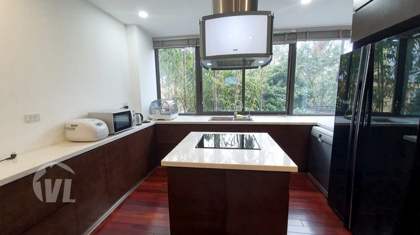 Large 4 bedrooms apartment to rent in Tay Ho with open view