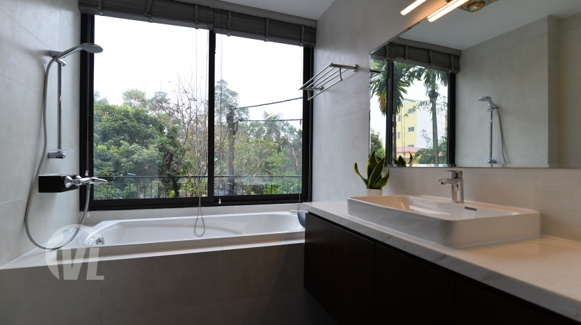 Large 4 bedrooms apartment to rent in Tay Ho with open view