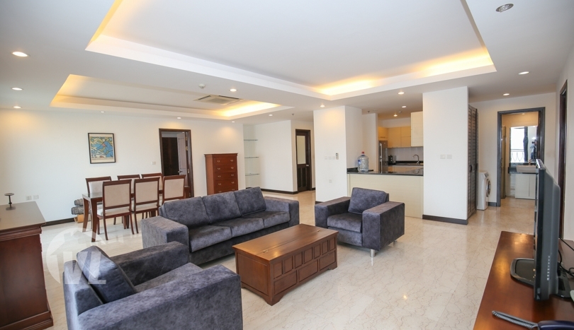 4 bedrooms serviced apartment to lease in Tay Ho Elegant Suites