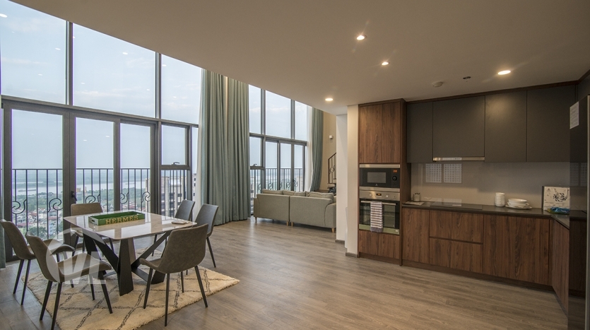 good price 3 bedroom apartment for rent in PentStudio Tay Ho