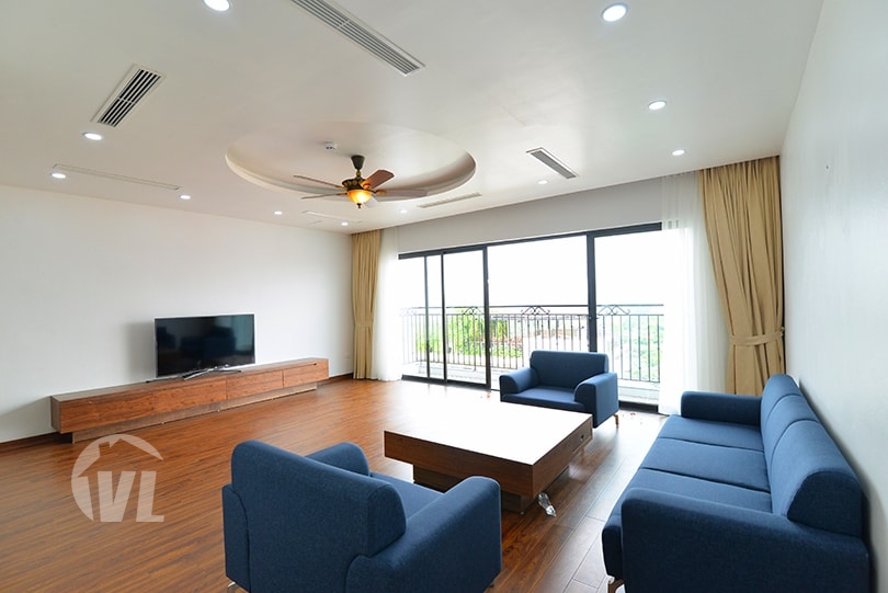 333 Furnished duplex apartment to rent with West Lake view in Tay Ho