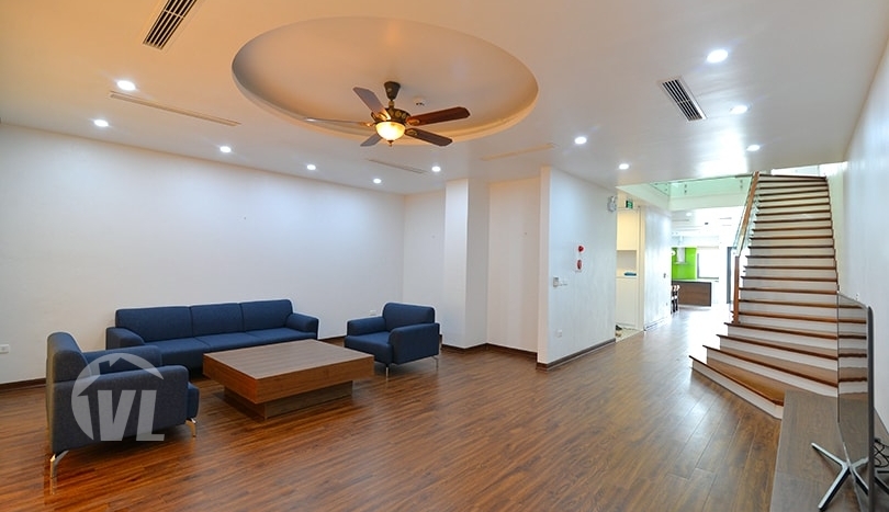 Furnished duplex apartment to rent with West Lake view in Tay Ho