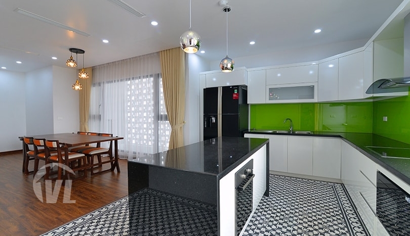Furnished duplex apartment to rent with West Lake view in Tay Ho