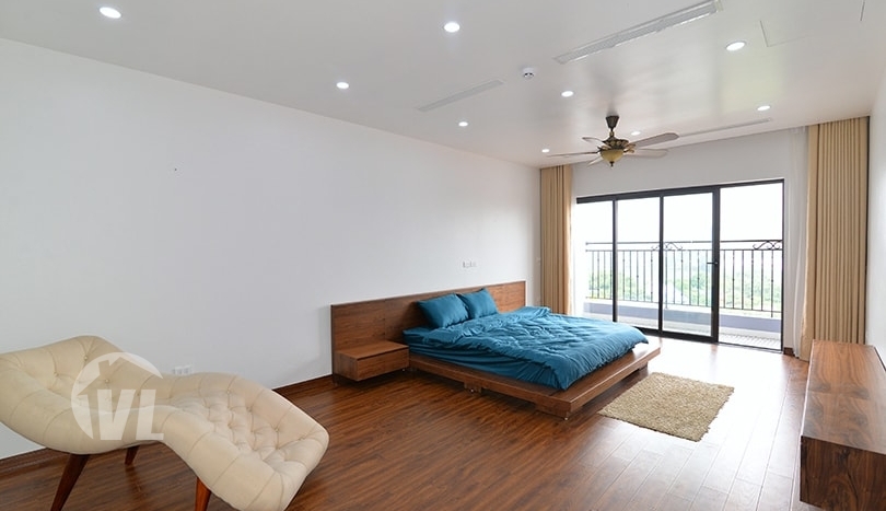 Furnished duplex apartment to rent with West Lake view in Tay Ho