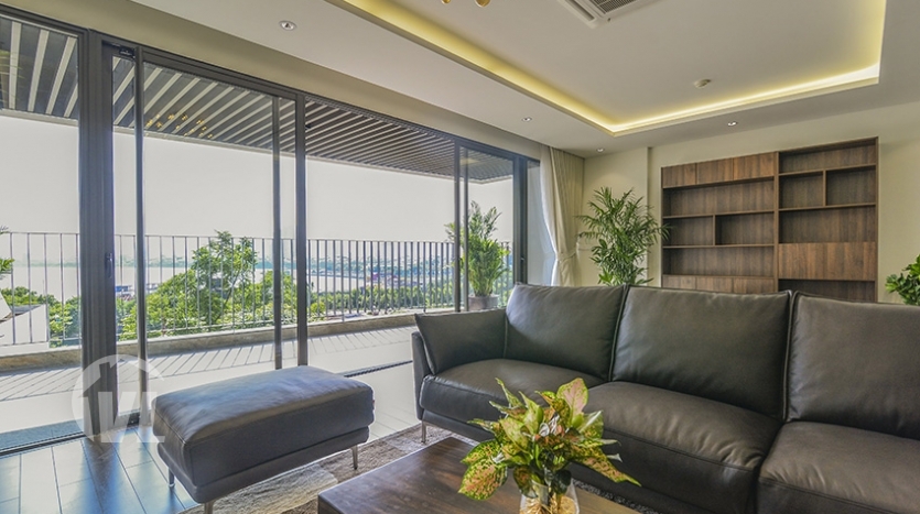 Lake view 3+ bedrooms in Tay Ho, spacious size and modern