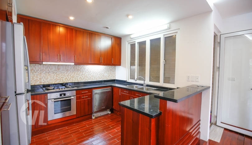 Modern partly furnished house in Tay Ho 3 beds 3 baths