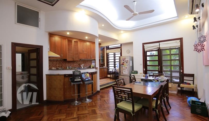 Partly furnished pool house to rent in Hanoi Westlake area