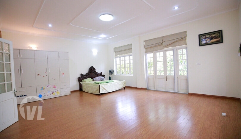 Rental furnished house in Tay Ho with large yard