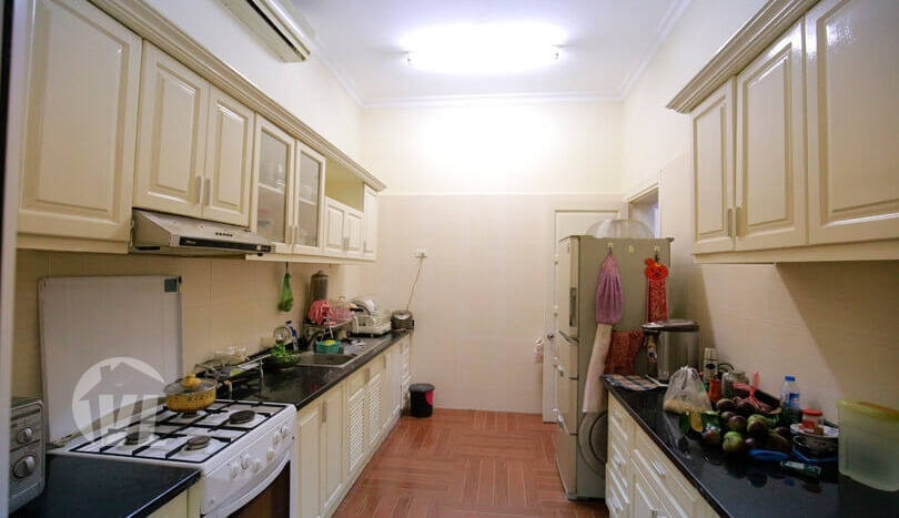 Rental furnished house in Tay Ho with large yard