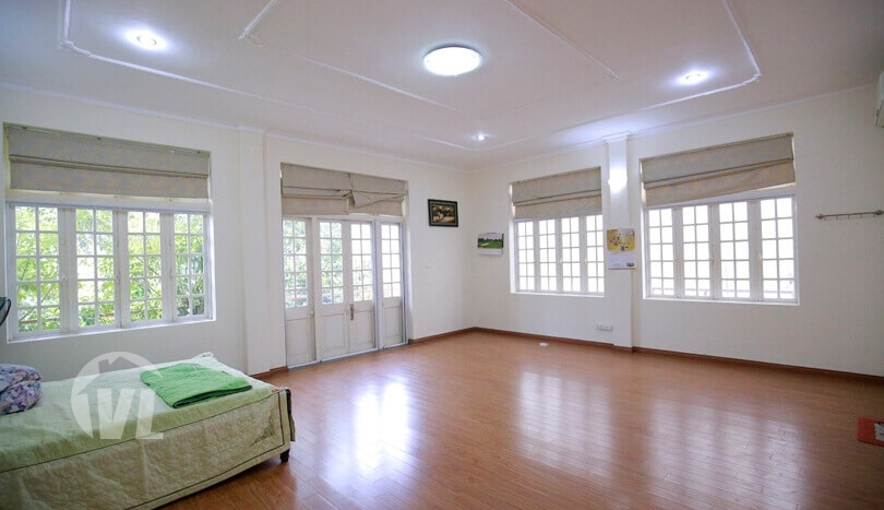 Rental furnished house in Tay Ho with large yard