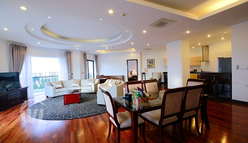 Top quality serviced apartment in Tay Ho 4 beds 3 baths