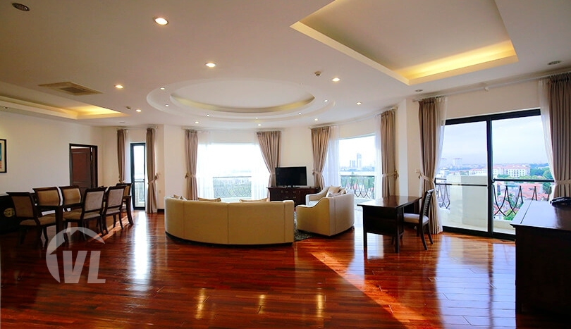 Top quality serviced apartment in Tay Ho 4 beds 3 baths
