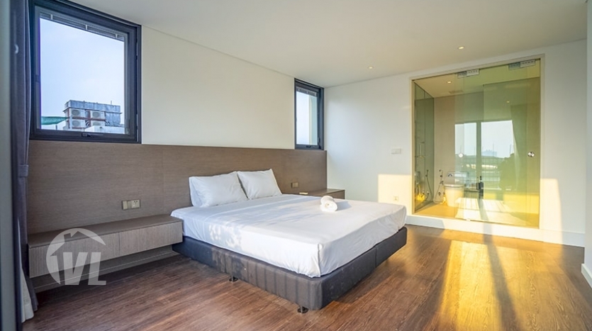 Brand new 200 sq m duplex to rent with terrace in Tay Ho district