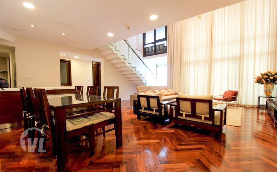 333 Furnished duplex apartment to lease in Hoang Thanh tower