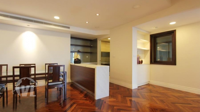 Furnished duplex apartment to lease in Hoang Thanh tower