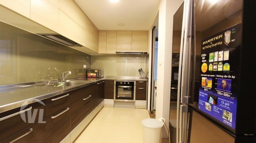 Furnished duplex apartment to lease in Hoang Thanh tower