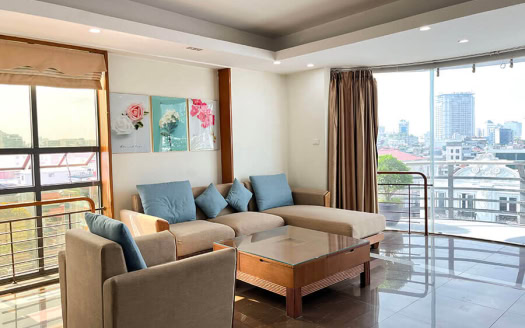 Large size 3 bedroom apartment for rent in Doi Can street