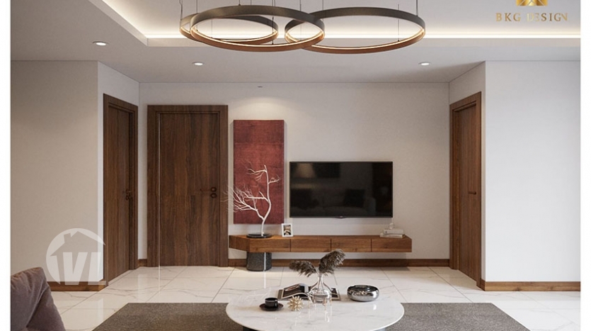 Brand new 2 bedrooms apartment in Hanoi Aqua Central