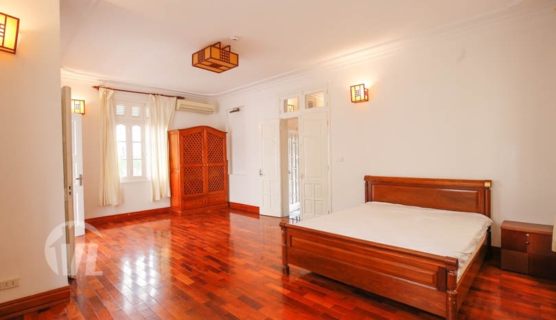 French colonial style villa to rent on To Ngoc Van Tay Ho