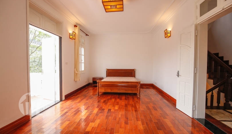 French colonial style villa to rent on To Ngoc Van Tay Ho