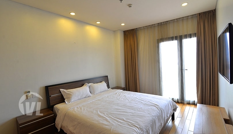 Furnished duplex apartment with terrace in Tay Ho district