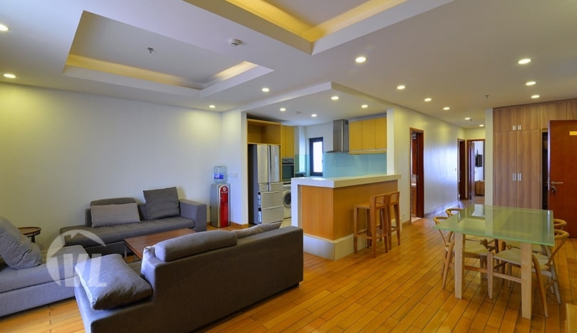 Furnished duplex apartment with terrace in Tay Ho district