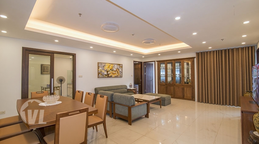 Large 2 bedrooms apartment to lease in Aqua Central in Hanoi