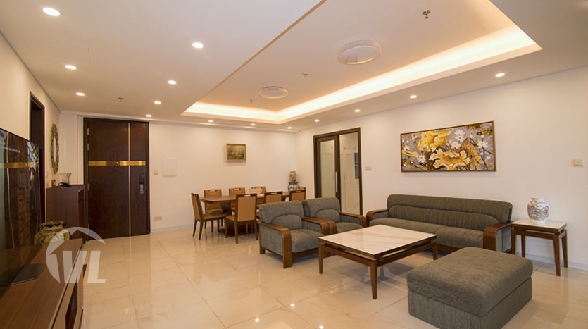 Large 2 bedrooms apartment to lease in Aqua Central in Hanoi