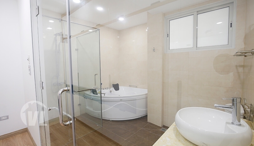 Modern furnished pool house to lease in the heart of Tay Ho Hanoi