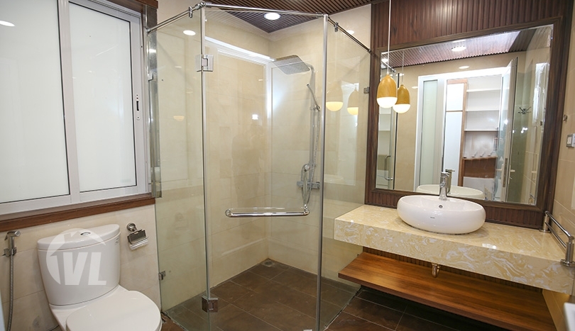 Modern furnished pool house to lease in the heart of Tay Ho Hanoi