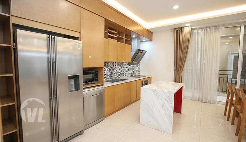 Modern furnished pool house to lease in the heart of Tay Ho Hanoi