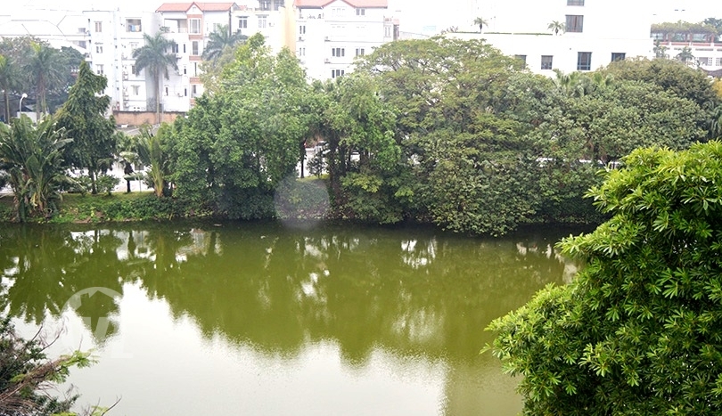 4 beds partly furnished house to rent with lake view in Tay Ho
