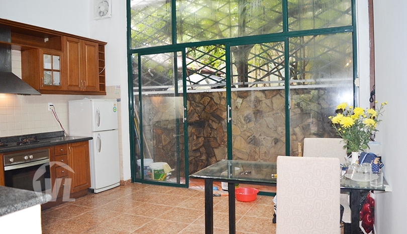 4 beds partly furnished house to rent with lake view in Tay Ho
