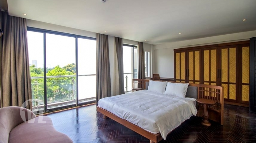 Brand-new 4 bed serviced apartment near the West lake in Tay Ho