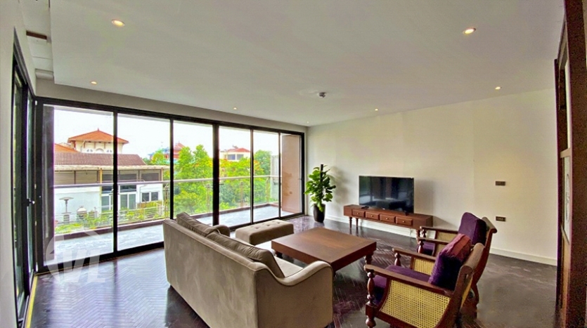 Brand-new 4 bed serviced apartment near the West lake in Tay Ho