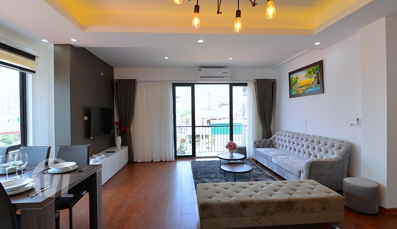 2 bed Serviced apartment for rent on Xuan Dieu Street